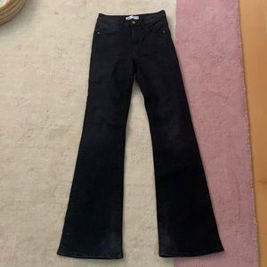 Zara black flared jeans